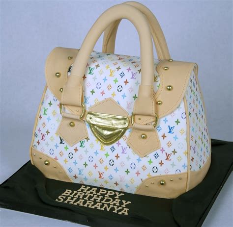 louis vuitton purse edible image black|louis vuitton handbag cake design.